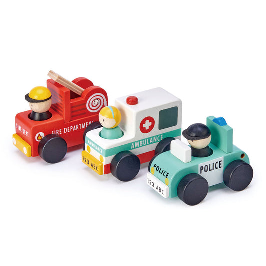 Imagine Vehicule de salvare cu figurine- Emergency Vehicles - TL8343