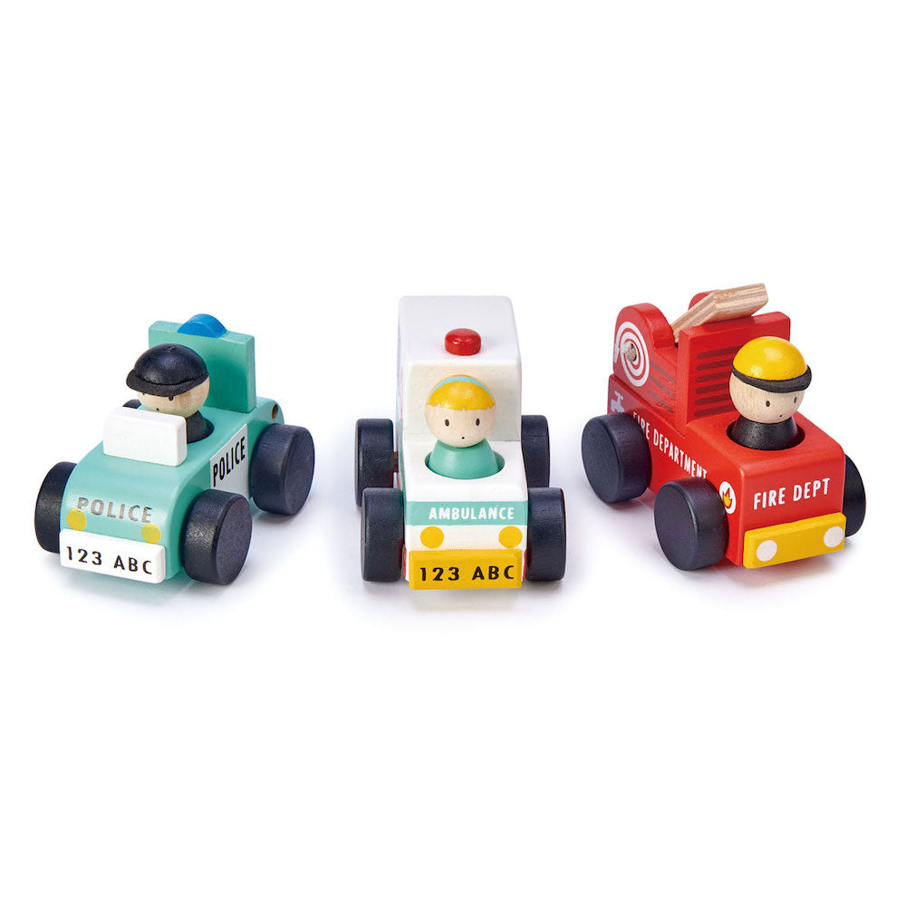 Imagine Vehicule de salvare cu figurine- Emergency Vehicles - TL8343