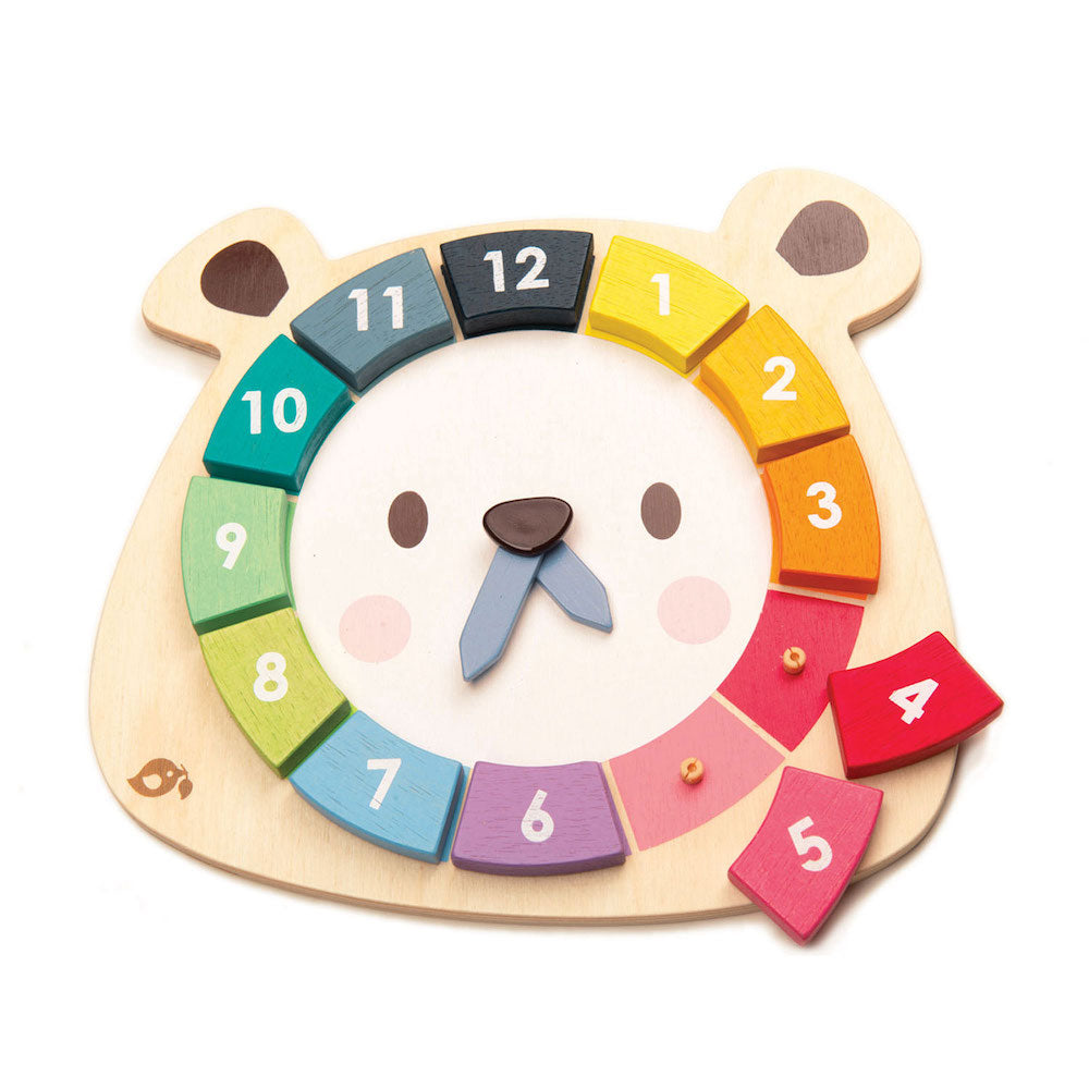 Ceasul Ursul colorat-  Bear Colour Clock - 12 piese colorate - TL8408
