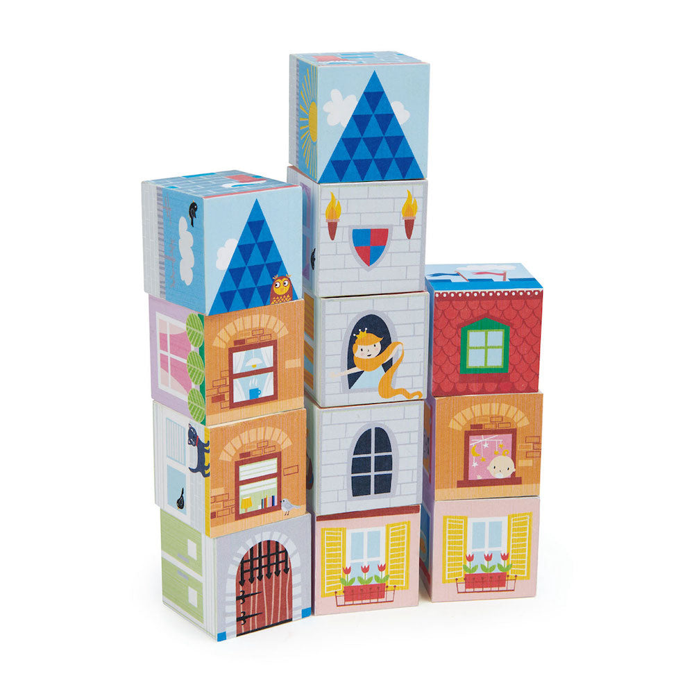 Imagine Cuburi Casa Visurilor- Dream House Blocks - 12 piese - TL8468