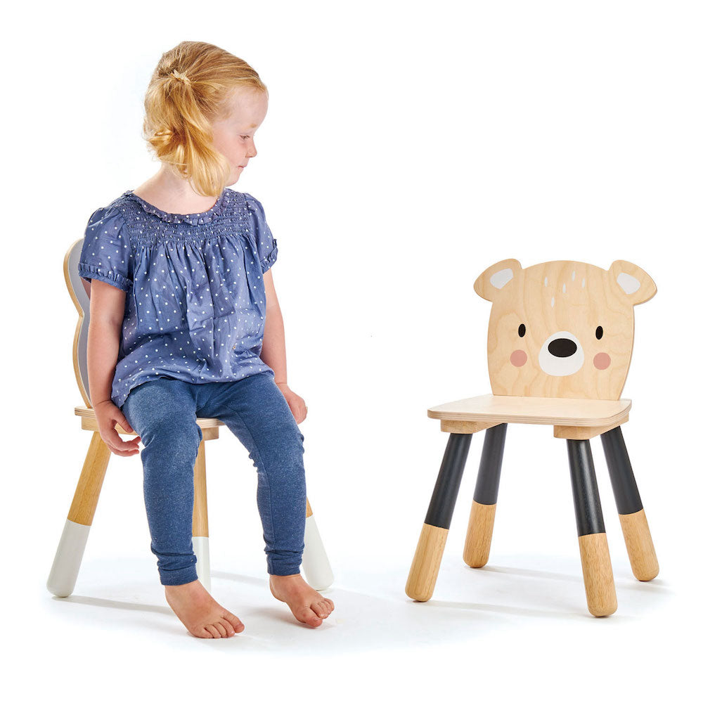 Imagine Scaunel Ursulet, din lemn premium - Forest Bear Chair - TL8811