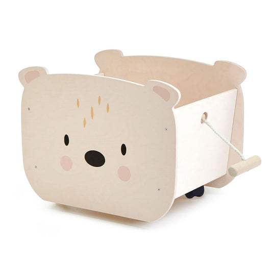 Imagine Cutia ursului (Mobilier pe 4 roti) -Pull Along Bear Cart - TL8816